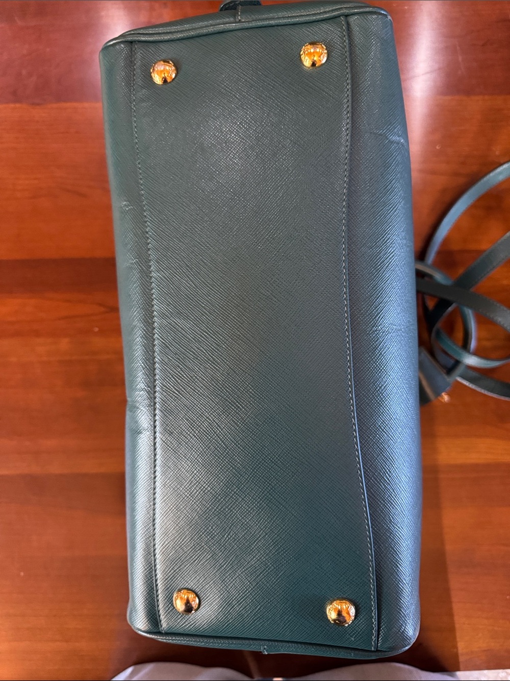 PRADA Milano Saffiano Leather Medium Boston Bag Certified Authenic - Picture 6 of 14